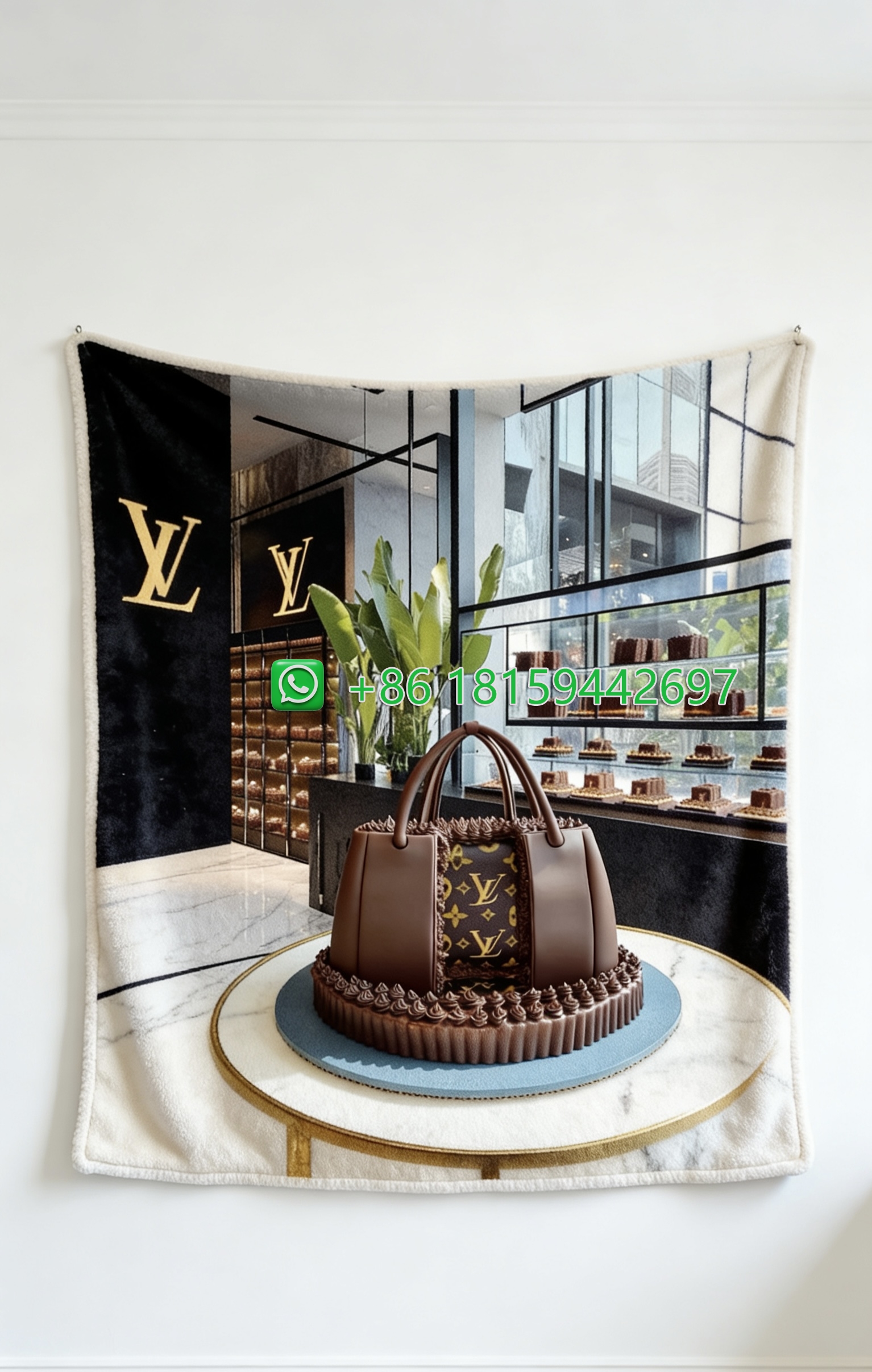 Louis Vuitton Throw Blankets